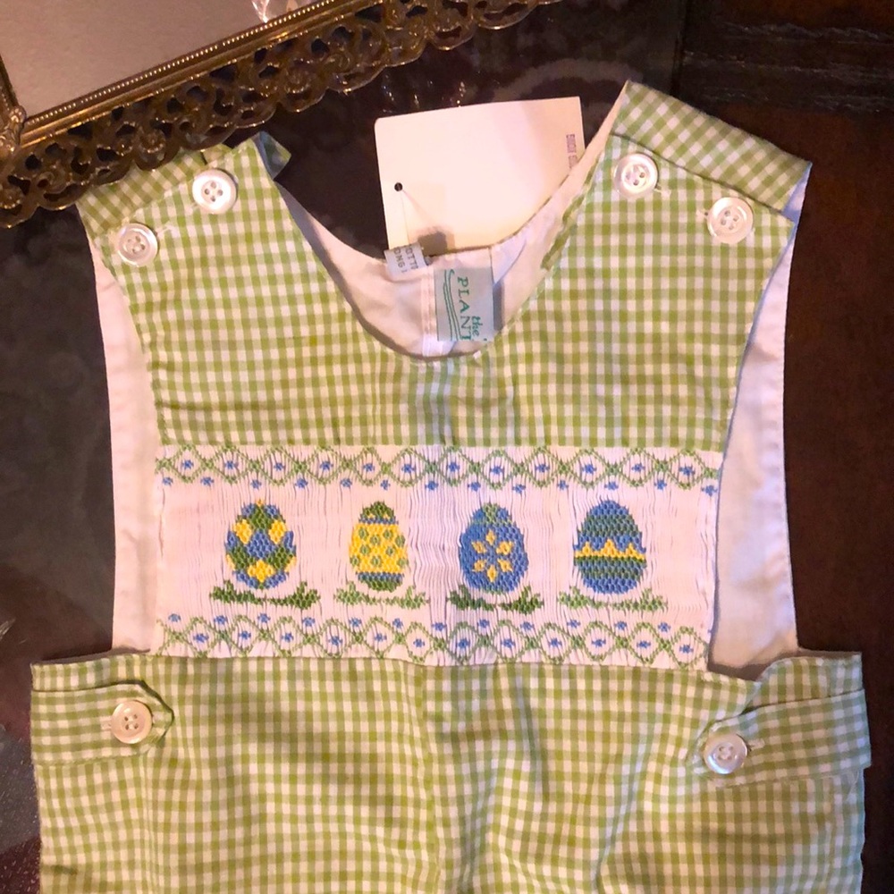 The plantation shop NWT Easter egg romper